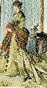 Claude Monet mme gaudibert oil painting on canvas